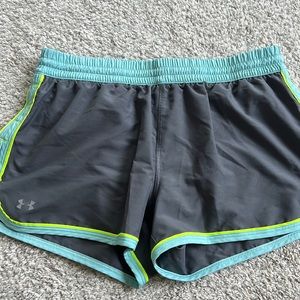 Under Armour Heat Gear Running Shorts with built in Lollipop Bottoms Size Medium